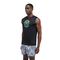 T-shirt de bain sans manches avec imprimé graphique à l’avant Speedo pour hommes Tailles P-2XL