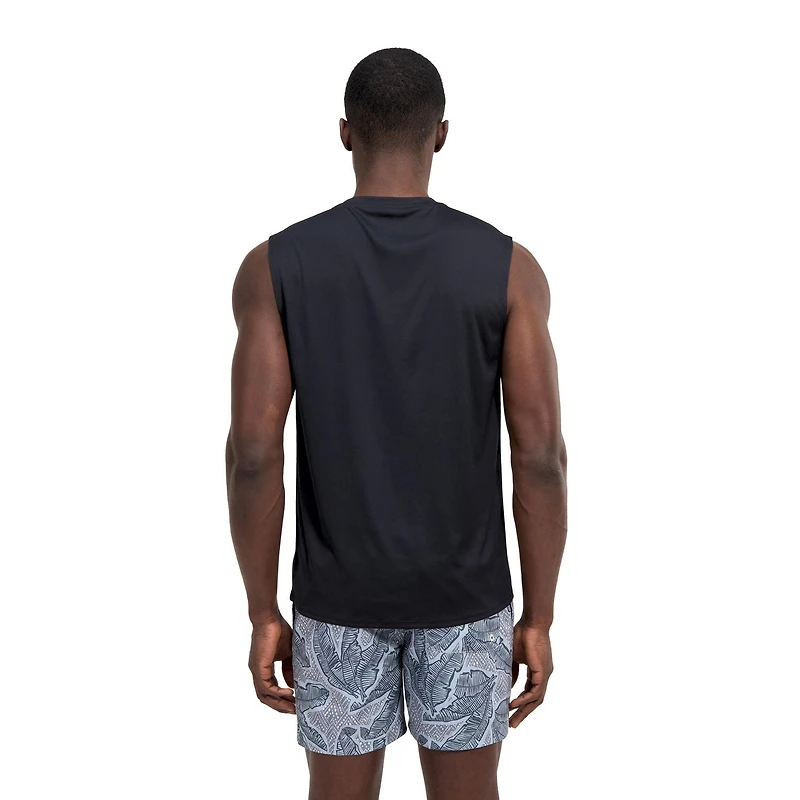 T-shirt de bain sans manches avec imprimé graphique à l’avant Speedo pour hommes Tailles P-2XL