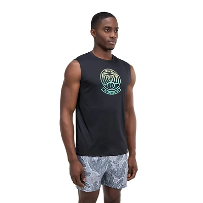T-shirt de bain sans manches avec imprimé graphique à l’avant Speedo pour hommes Tailles P-2XL