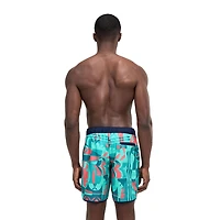 Speedo Men's Blue Kai Printed Board Short 18"