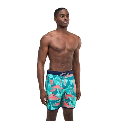 Speedo Men's Blue Kai Printed Board Short 18"