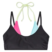 No Boundaries Women's Layered Bikini Top
