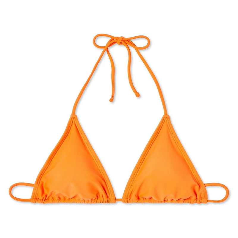 No Boundaries Women's Triangle Bikini Top
