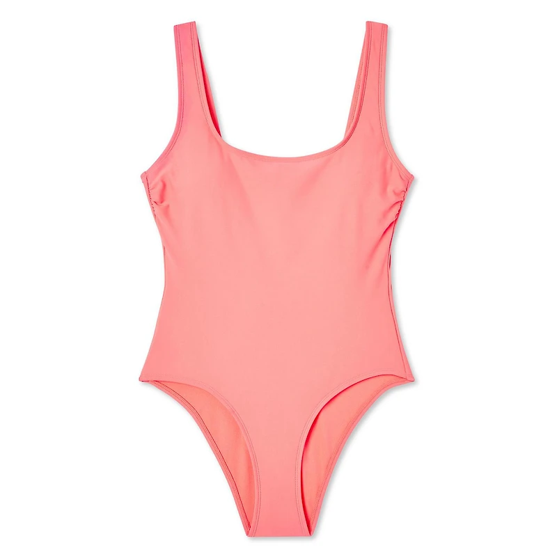 No Boundaries Women's Scoop Neckline Swimsuit