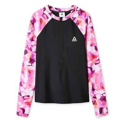 Maillot de bain anti-UV à manches longues Reebok pour femmes