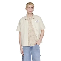 No Boundaries Men's Short Sleeve Mechanic Shirt
