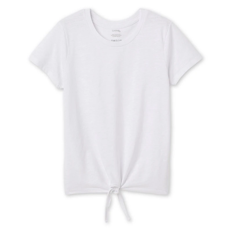 T-shirt noué sur le devant George pour filles