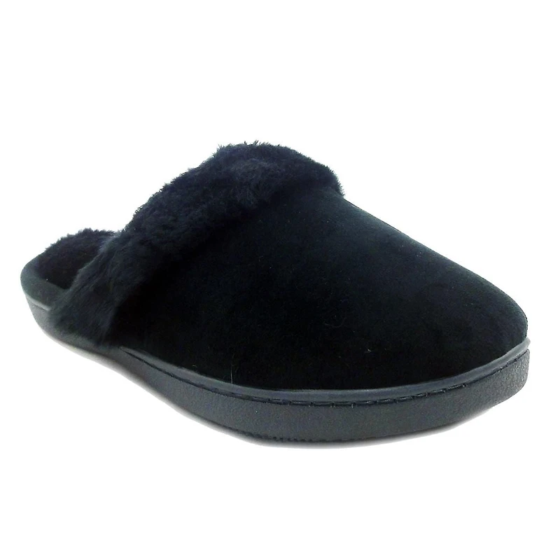 ISOspa by isotoner Women's Fiona Boxed Velour Clog Slippers