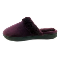Pantoufles mules Fiona en velours pour femmes boîte Vendredi Fou ISOspa par isotoner