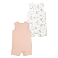 Huggies Happy Hugs Infant Boy Romper 2-Pack