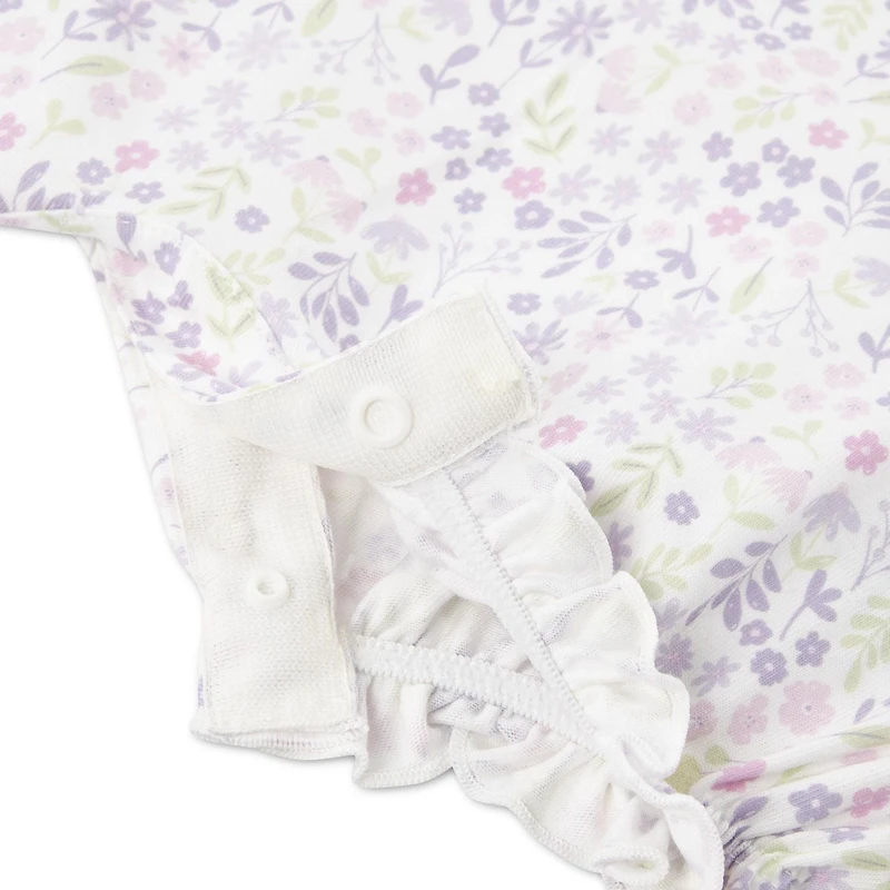 Huggies Happy Hugs Infant Girl Romper 2-Pack