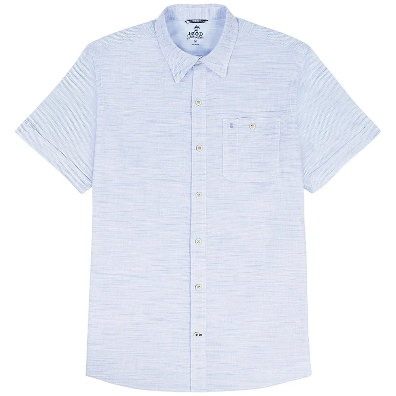 IZOD CHANDAIL DOCKSIDE CHAMBRAY MC TISSÉ