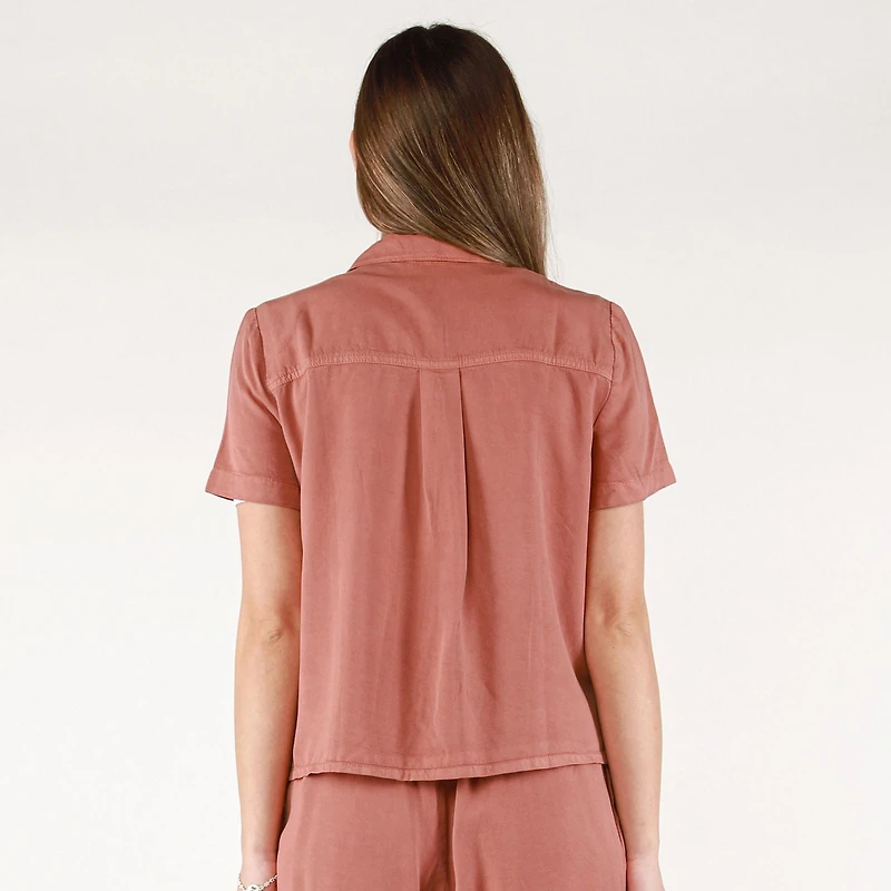 DV Chemise boutonnée à manches courtes