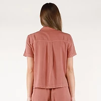 DV Chemise boutonnée à manches courtes