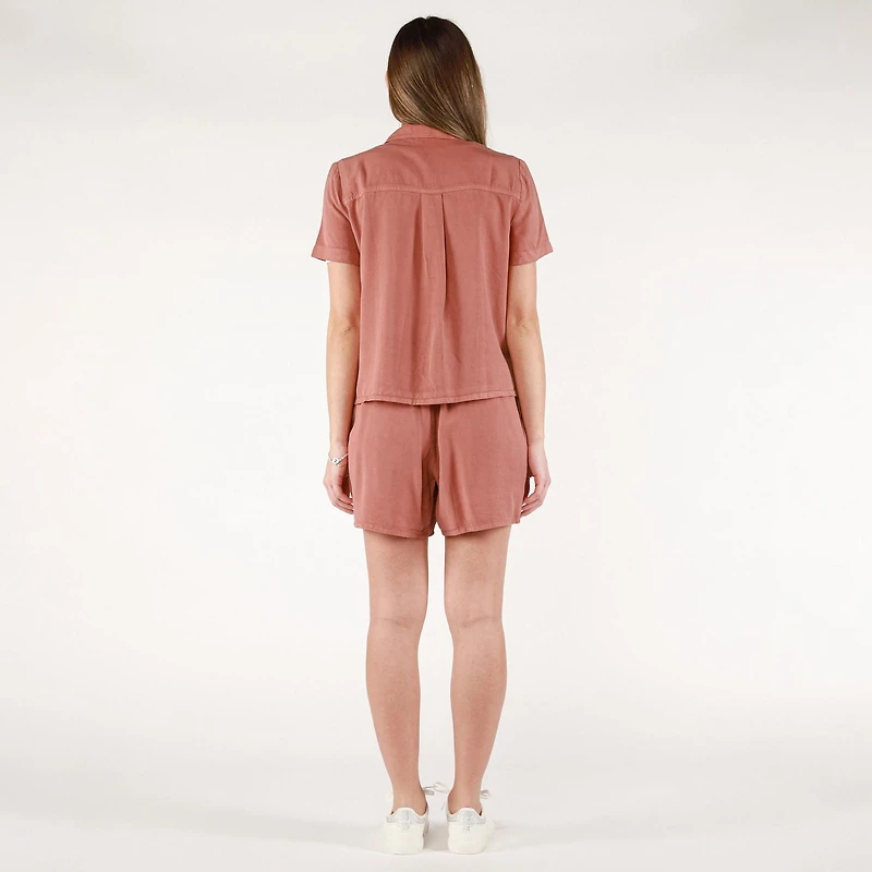 DV Chemise boutonnée à manches courtes