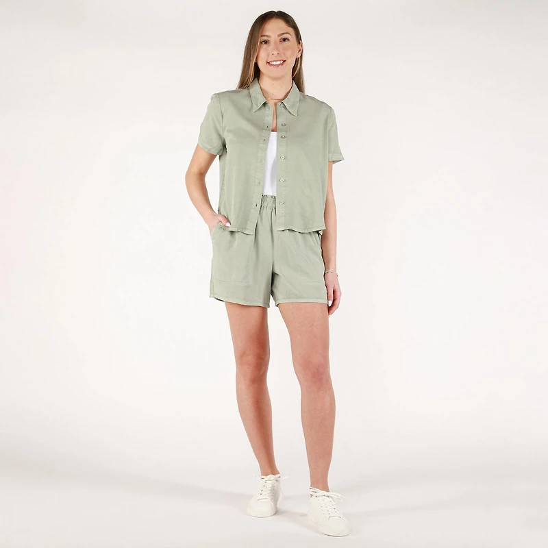 DV Chemise boutonnée à manches courtes