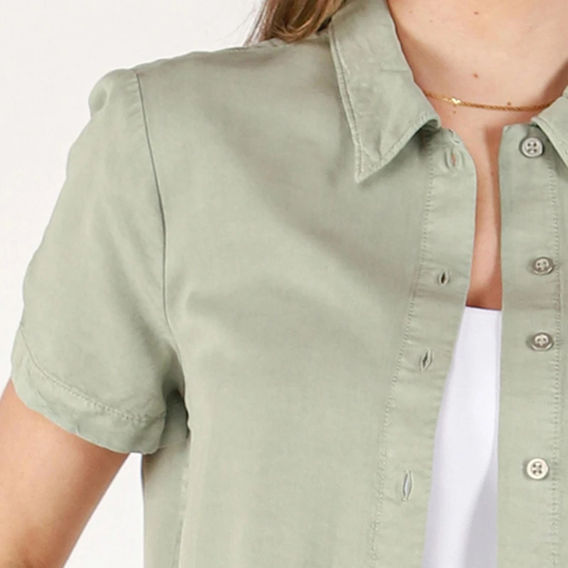 DV S/S collared button up shirt