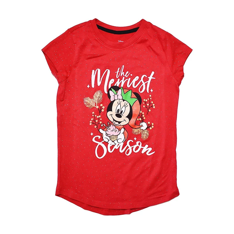 Disney Merriest Minnie T-shirt à manches courtes