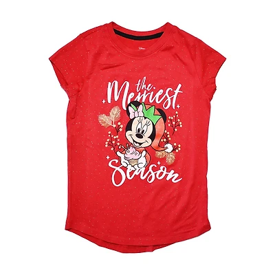 Disney Merriest Minnie Short Sleeve T-Shirt