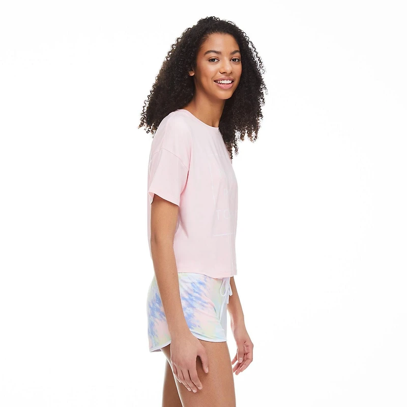 No Boundaries Women's Boxy Sleep Tee