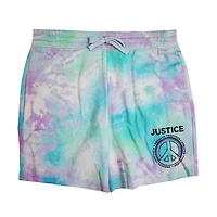 Short avec signe de paix arc-en-ciel Justice pour filles