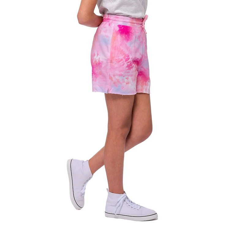 Girls Justice Rainbow Peace Sign Shorts