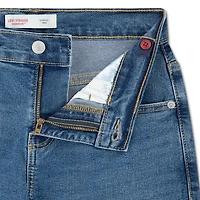 Levi Strauss Signature Boys' Mid-Rise Straight Fit Jeans