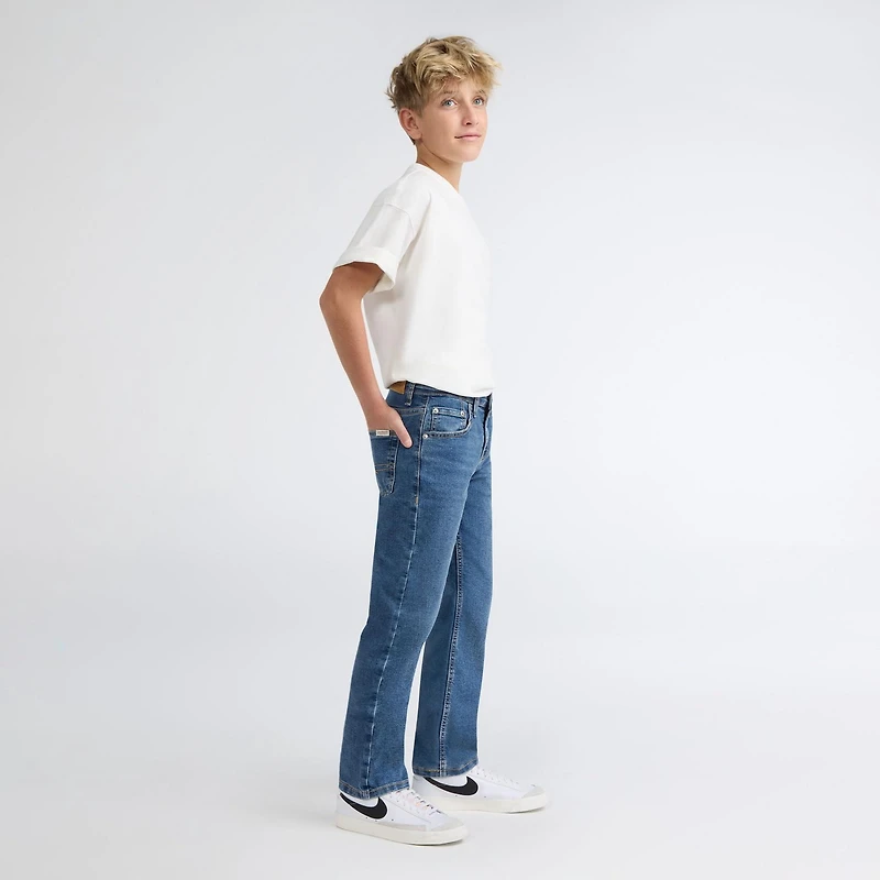 Levi Strauss Signature Boys' Mid-Rise Straight Fit Jeans