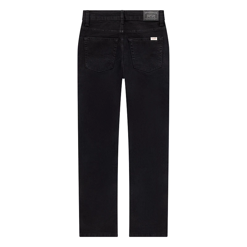 Levi Strauss Signature Boys' Mid-Rise Slim Fit Jeans