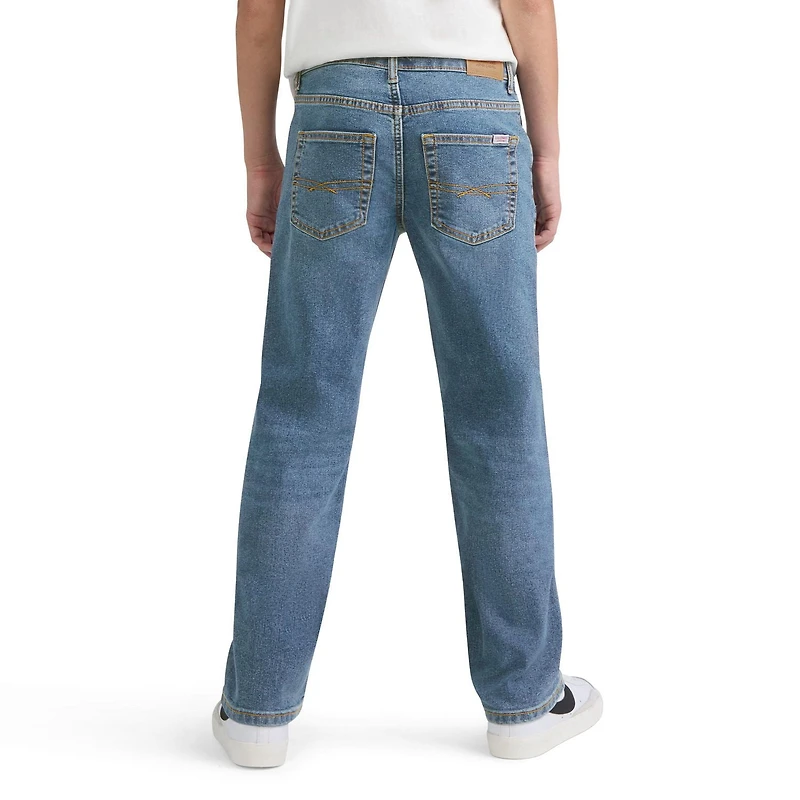 Levi Strauss Signature Boys' Mid-Rise Straight Fit Jeans