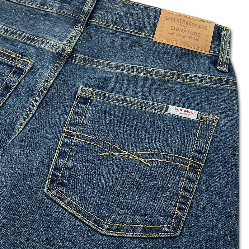 Levi Strauss Signature Boys' Relaxed Fit Straight Leg Jeans