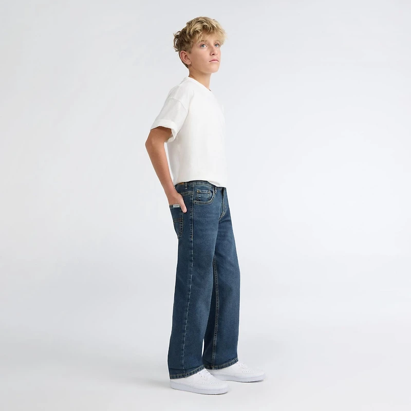 Levi Strauss Signature Boys' Relaxed Fit Straight Leg Jeans