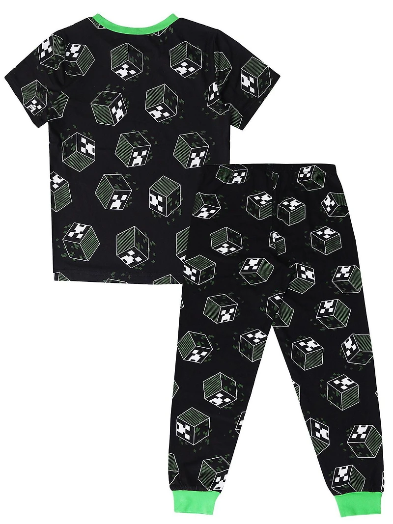 Minecraft Knit Sleep 2 Piece PJ set - Kids