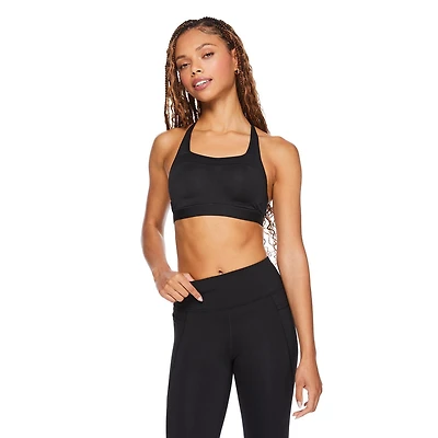 Athletic Works Women's Racerback Sports Bra, Sizes S-3XL