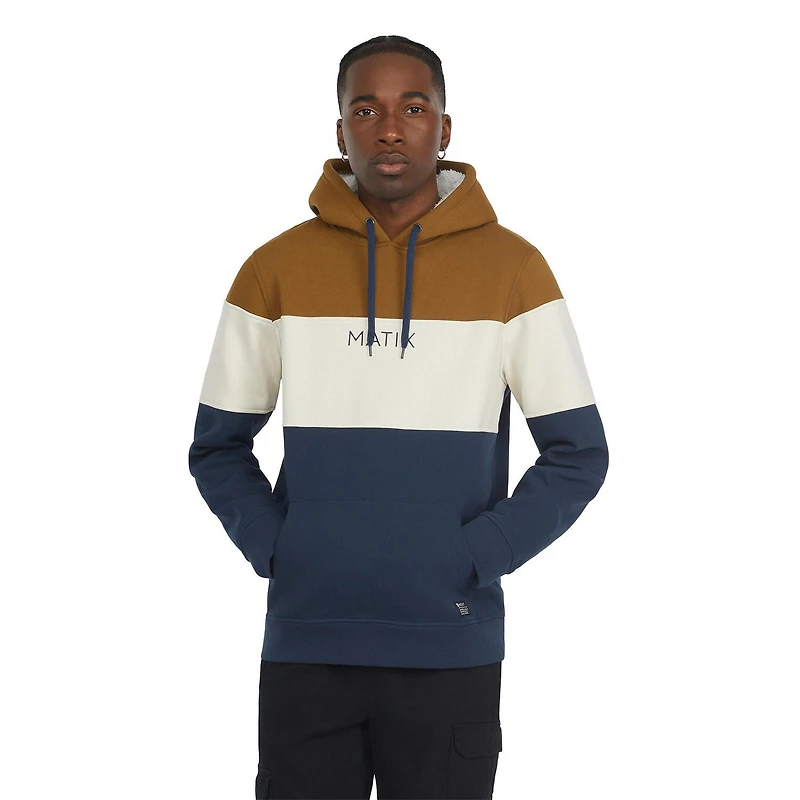 Sweat à capuche Matix color Block pour homme