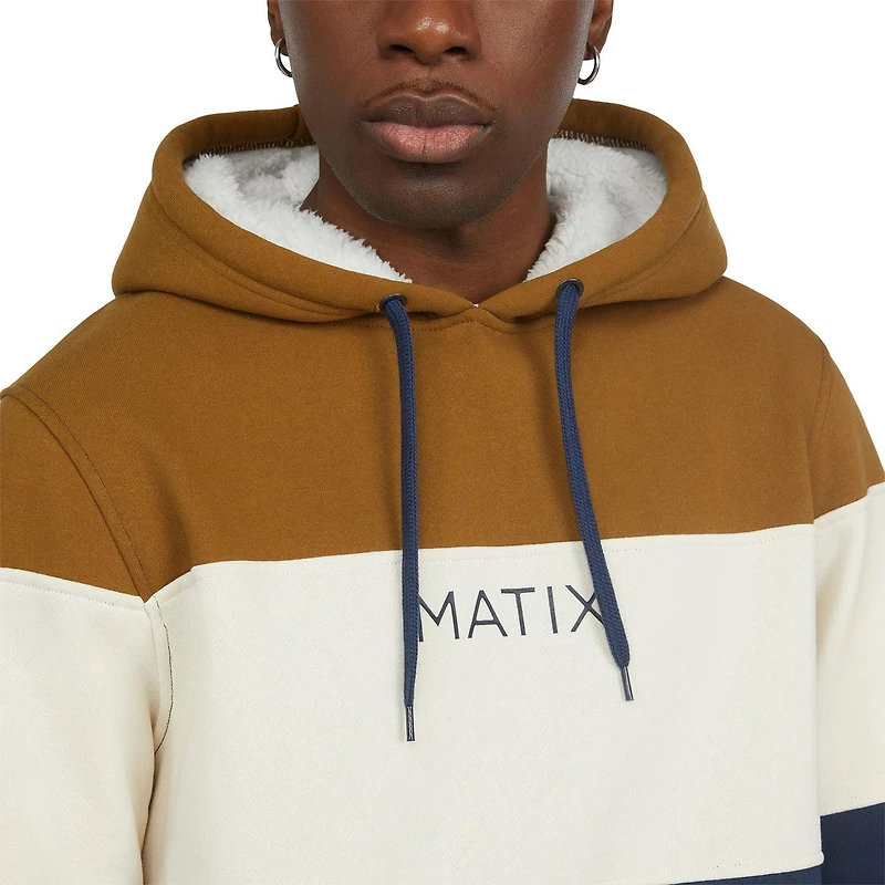 Sweat à capuche Matix color Block pour homme