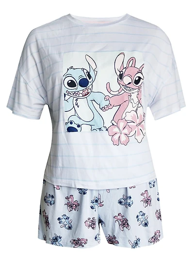 Disney Lilo & Stitch Knit Sleep 2 Piece PJ set - Adults