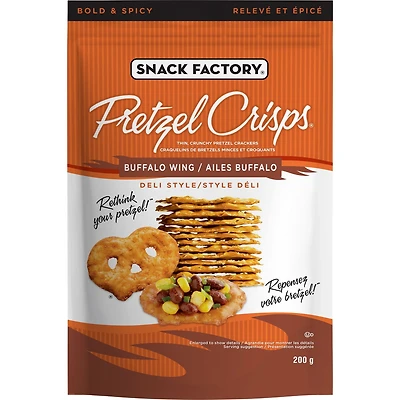 Snack Factory Pretzel Crisps Aile de Buffle