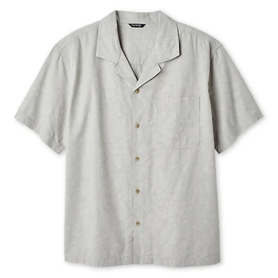 George Big Men's Embroidered Resort Shirt