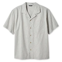 George Big Men's Embroidered Resort Shirt