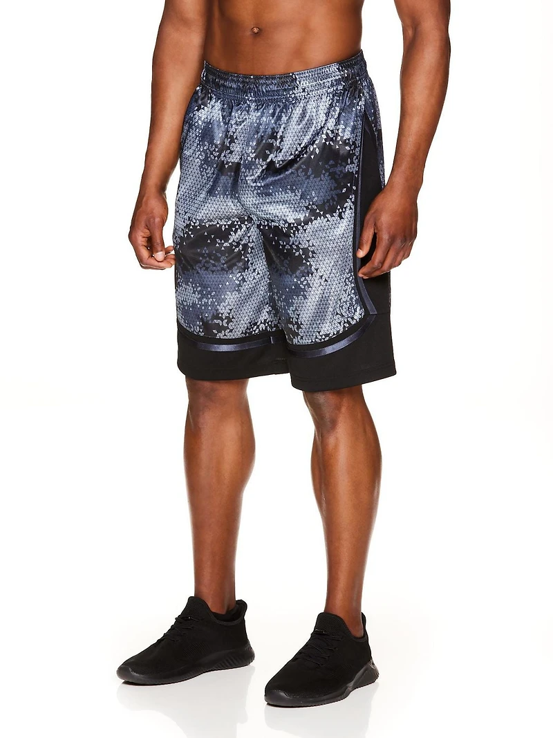 AND1 Core Home Court Short de basketball imprimé pour homme