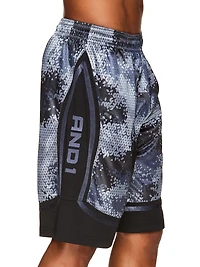 AND1 Core Home Court Short de basketball imprimé pour homme