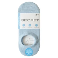 SECRET Confort Couvre-pieds invisibles en coton 3P