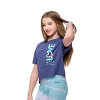 Girls Justice Love Is Answer Short Sleeve T-Shirt