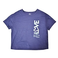 Girls Justice Love Is Answer Short Sleeve T-Shirt
