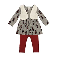 Disney Minnie Mouse ens.3 pièces tunique pour filles