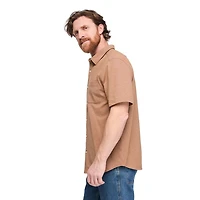 George Men's Knit Button-Up Shirt