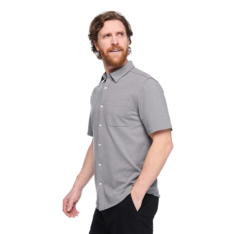 Chemise boutonnée en tricot George pour hommes