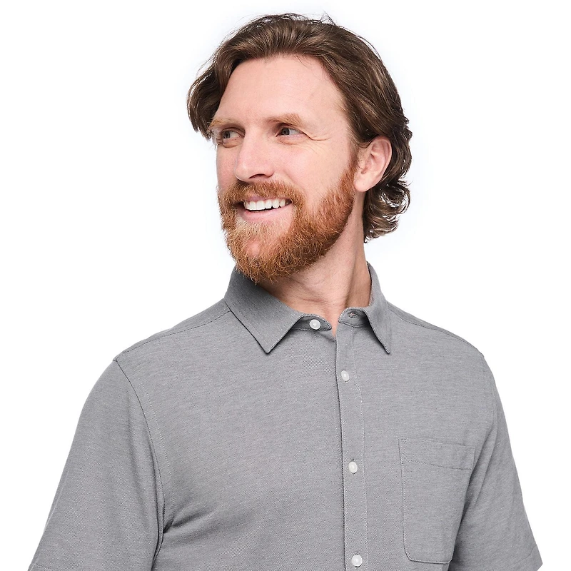 Chemise boutonnée en tricot George pour hommes