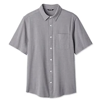George Men's Knit Button-Up Shirt